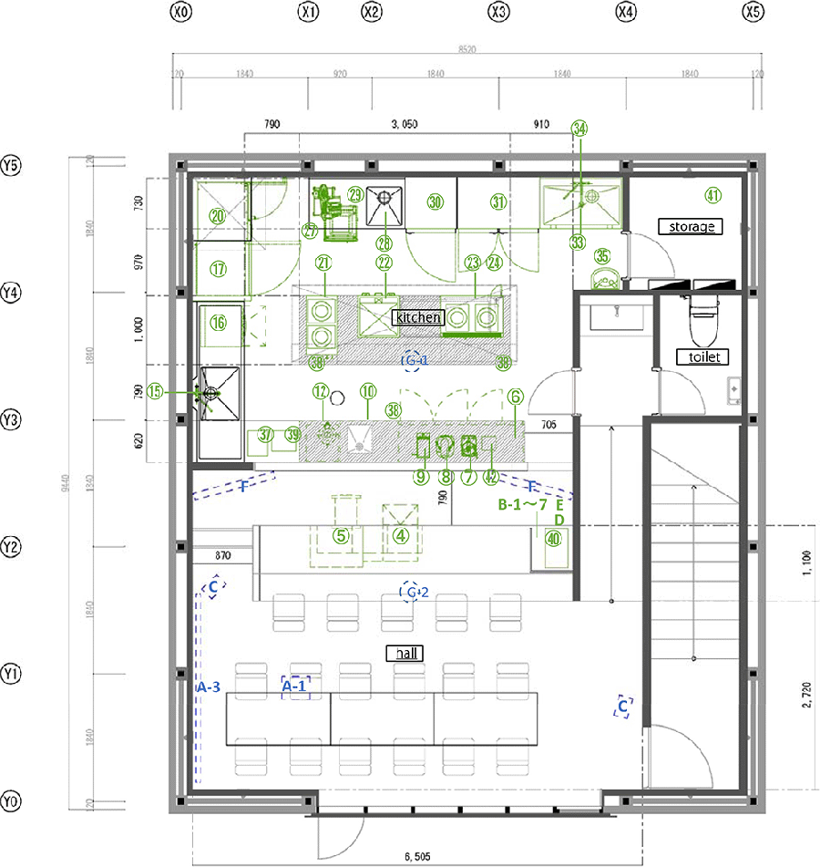 U floor plan